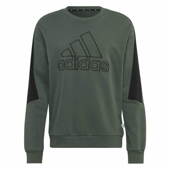 ADIDAS MEN'S CREW NECK SWEATSHIRT•SIZE LARGE - Picture 4 of 13